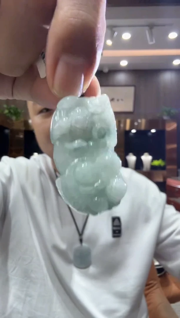 未镶嵌挂件翡翠A货翡翠多样性一件貔貅