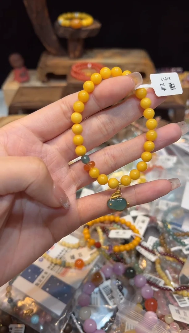 【闪购商品】琥珀手饰未镶嵌手饰@@E1812