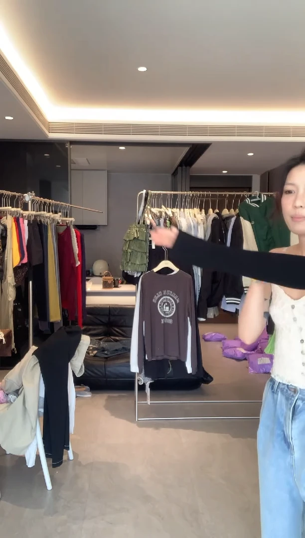 鹿毛黑色打底衫4码