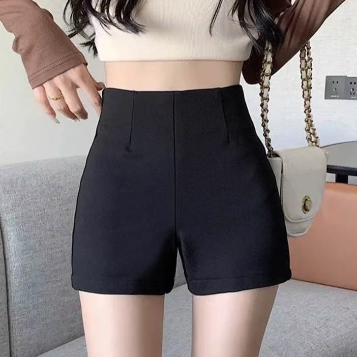 高腰黑色时尚西装短裤女团白色春夏季新款短裤女款爆款2025新款