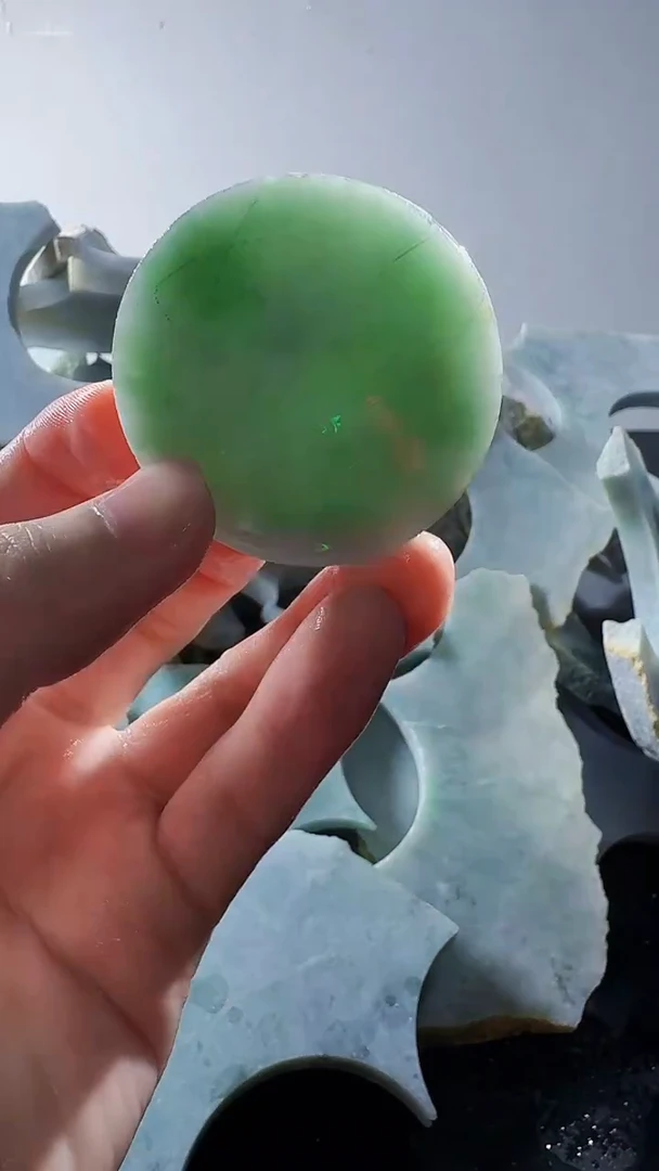裸石翡翠缅甸翡翠A货文2079