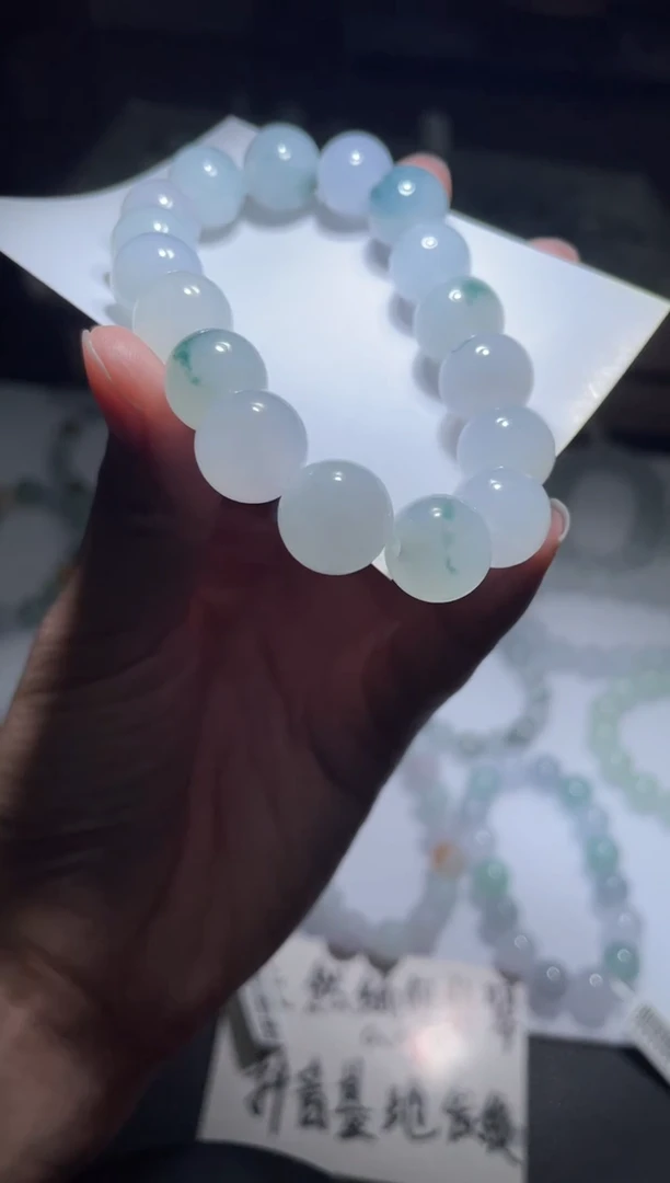 未镶嵌定制翡翠翡翠手串