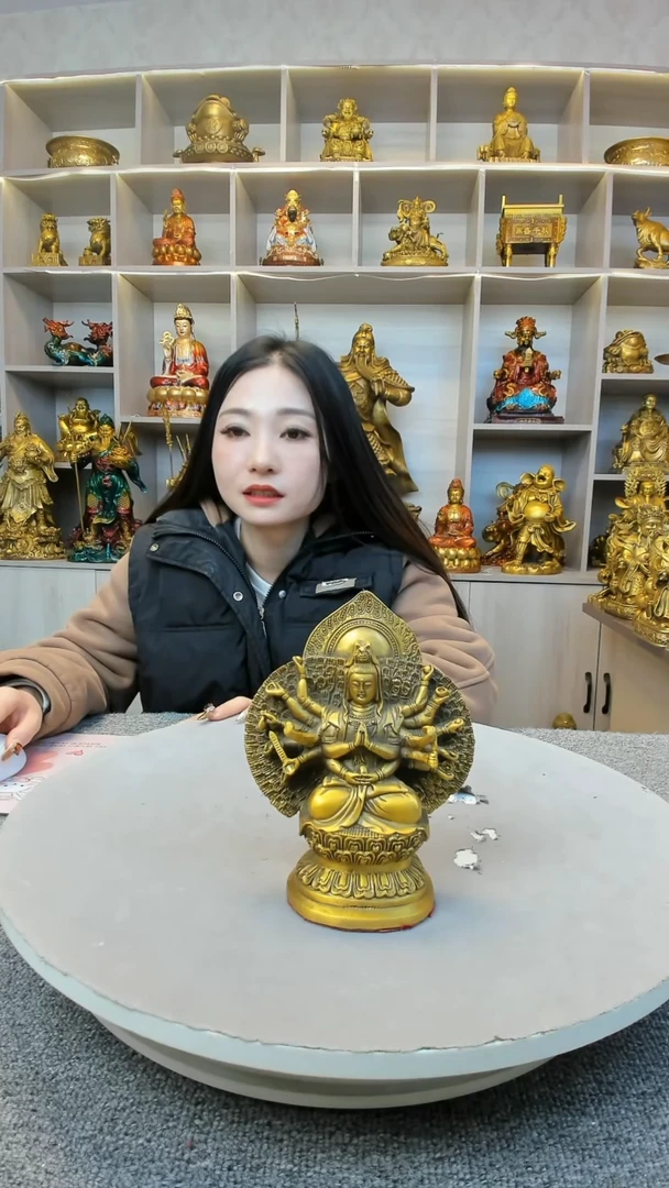 【闪购商品】琉璃手工艺品铜摆件111