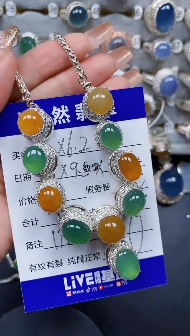 翡翠未镶嵌颈饰178