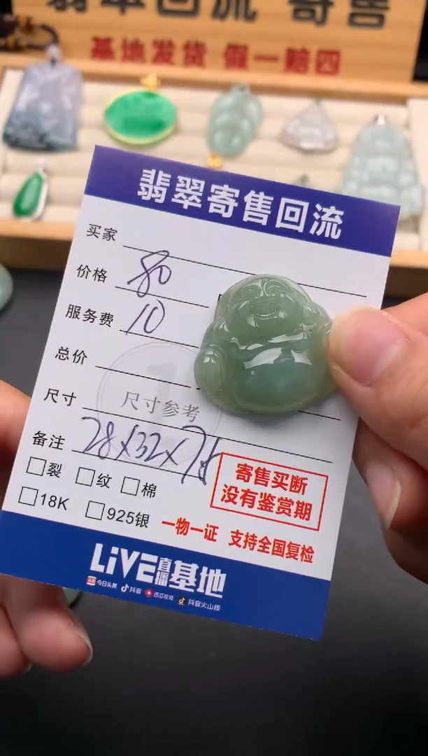 颈饰未镶嵌翡翠10146197