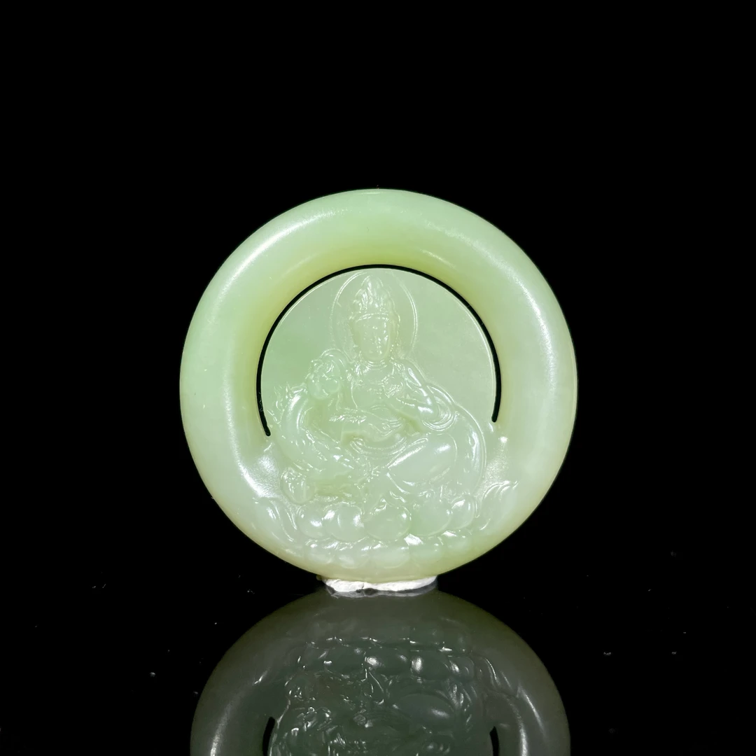 120720-龙护慈航  和田玉