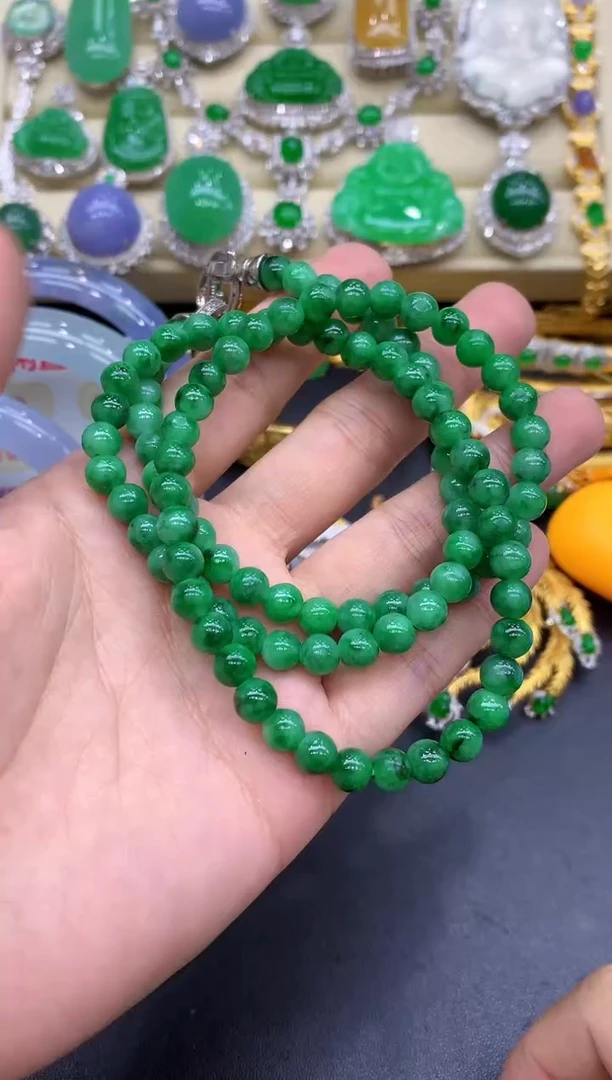 颈饰未镶嵌翡翠426-中国好珍宝
