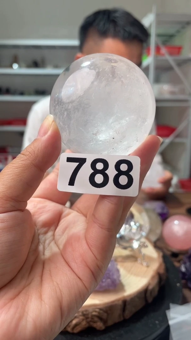未镶嵌水晶大型摆件（非配饰）白水晶球788
