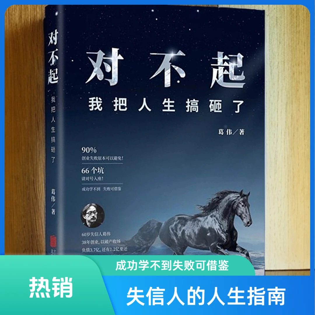 负债不可怕怎样去面对 失信人的人生指南 创业陪伴书籍 触动心灵