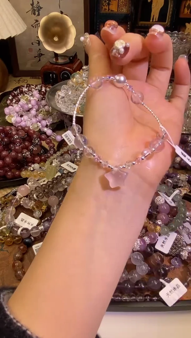 【闪购商品】水晶手链银S925镶嵌403手串