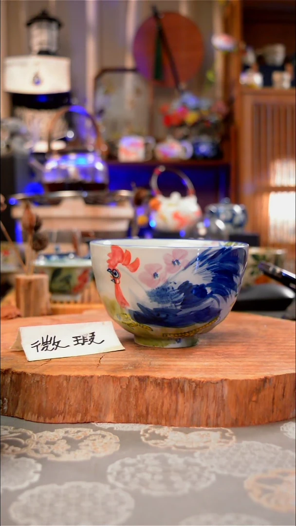 【闪购商品】杯子公鸡手工手绘手工手绘