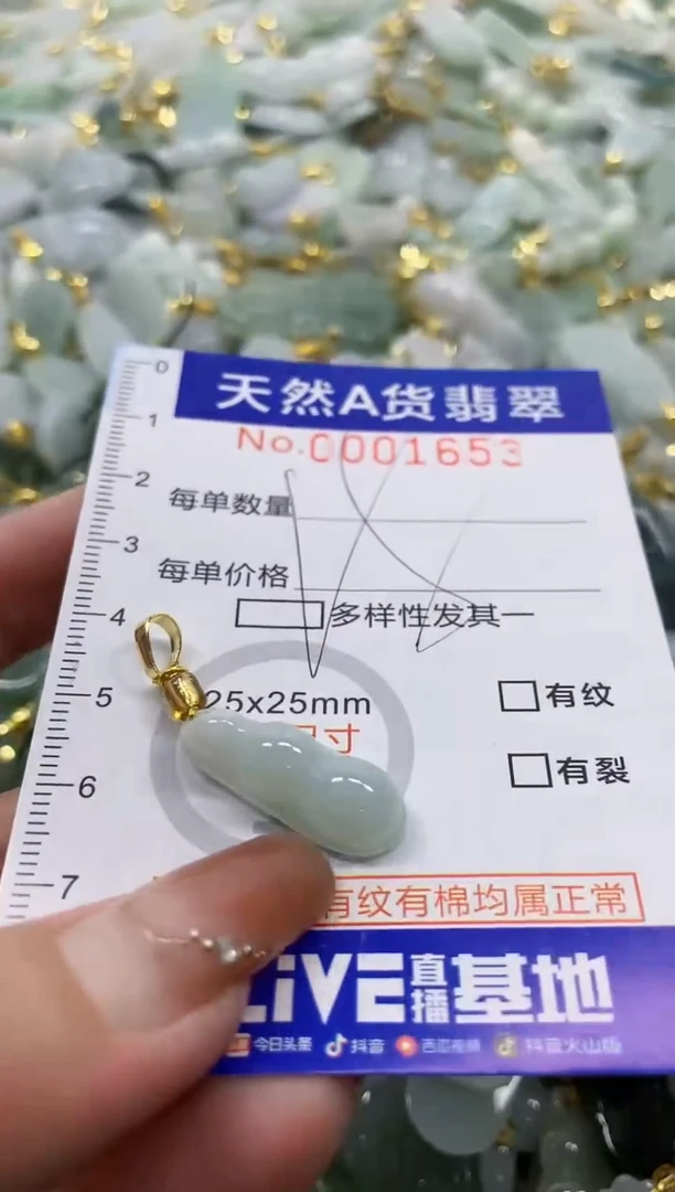 颈饰未镶嵌翡翠天然A货翡翠