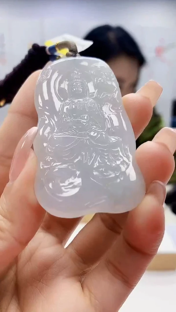 未镶嵌定制翡翠5155ty-毛货挂件23