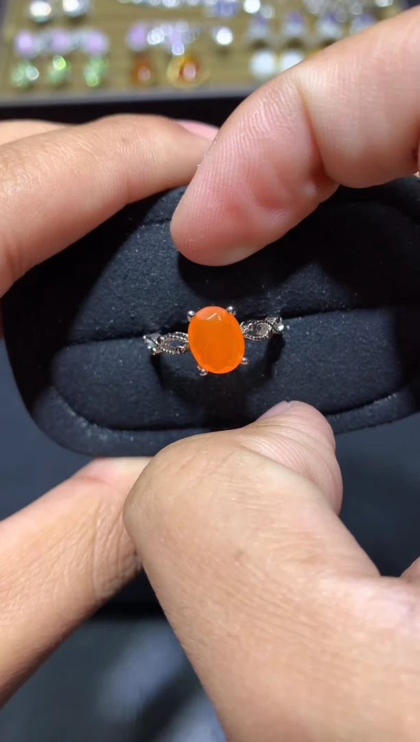 未镶嵌欧泊戒指D24