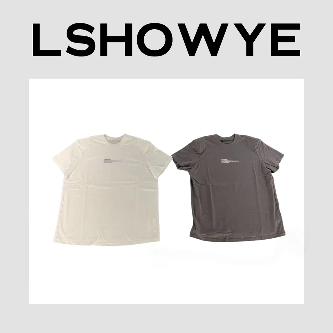 LSHOWYE｜垫肩字母T恤 04404