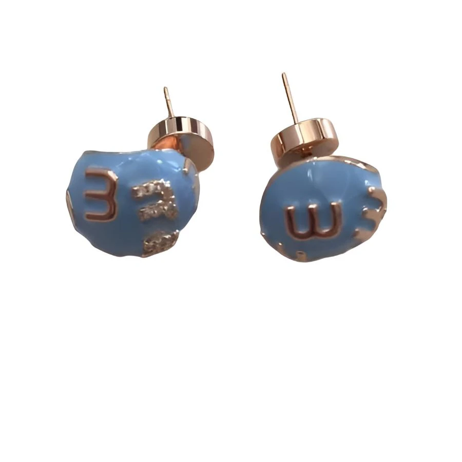 钛钢锆石耳饰 8507高版精选耳钉设计感精致原版饰品