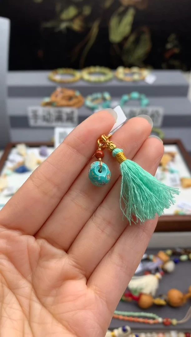 未镶嵌挂件南红玛瑙茜.X132