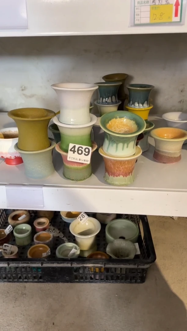 瓷片469知木小芳花盆