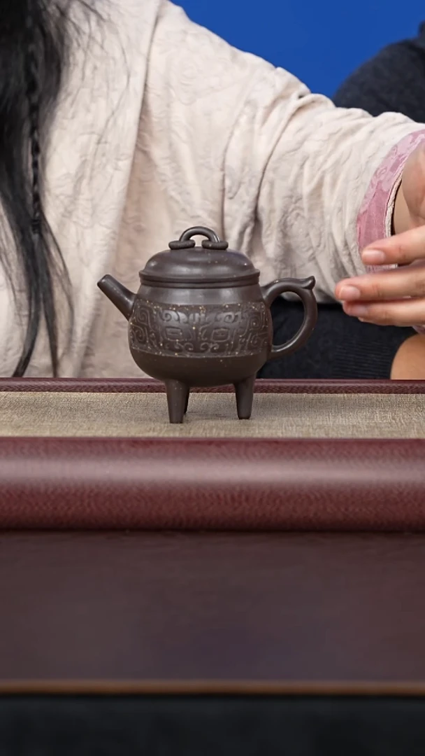 紫砂供春道婷婷紫砂35