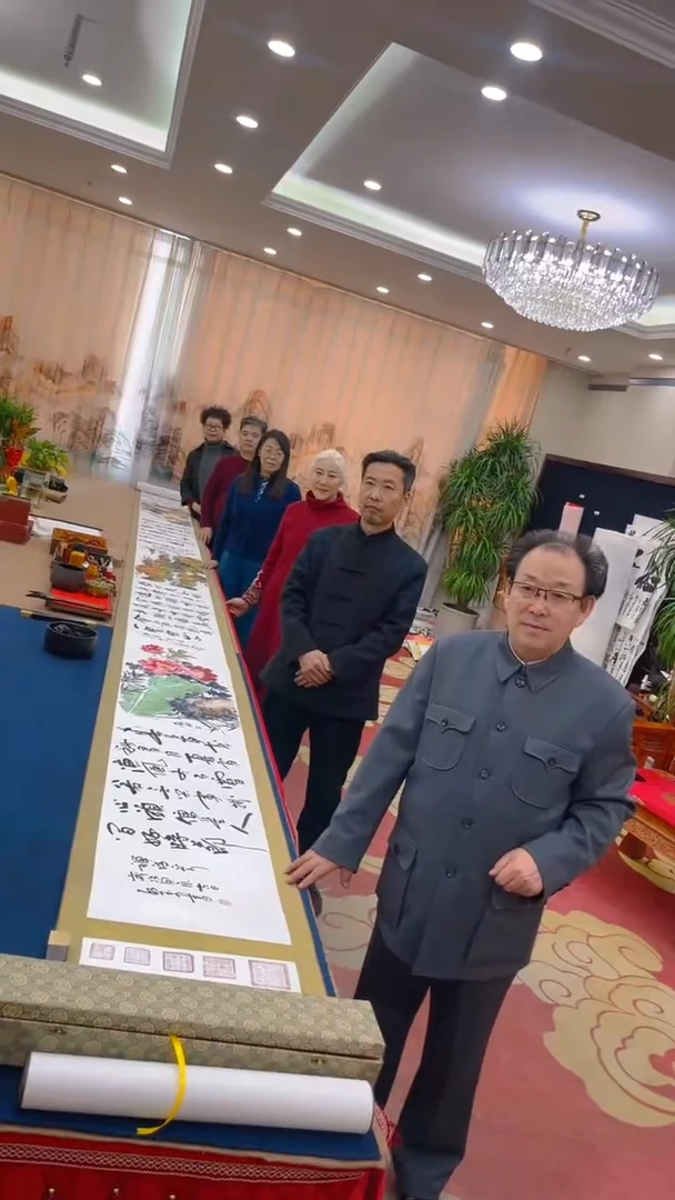 【闪购商品】书法多人 合作 精品十米手卷