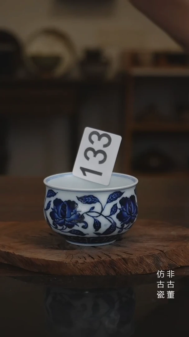 景德镇手工手绘陶瓷微瑕