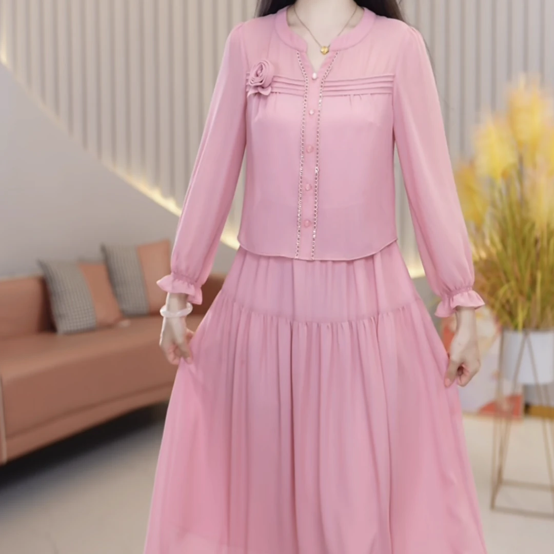 [思琪定制]春夏新款A666603优雅 端庄 时尚 休闲 百搭 女装连衣裙