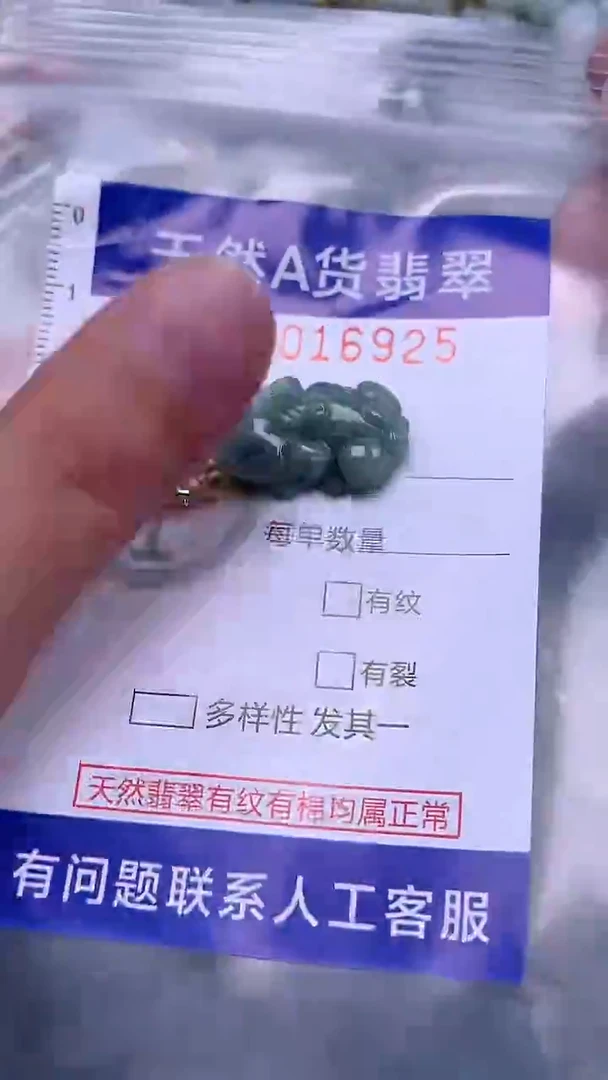 翡翠未镶嵌吊坠(不含链)1
