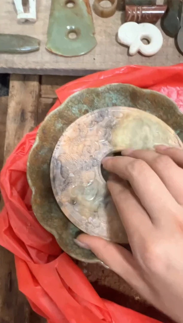 瓷片手工，手绘，瓷器1