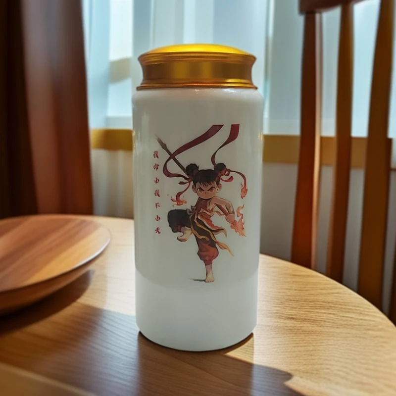 精美手工陶瓷茶叶罐密封防潮便携茶罐家居装饰