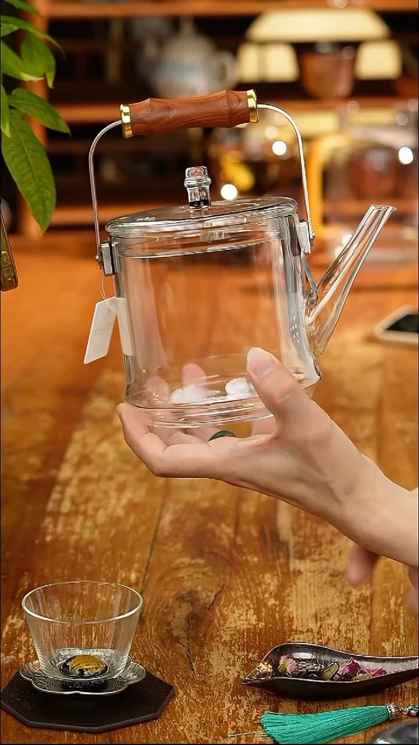 禾器/透明君若壶/滤片款/酸枝木