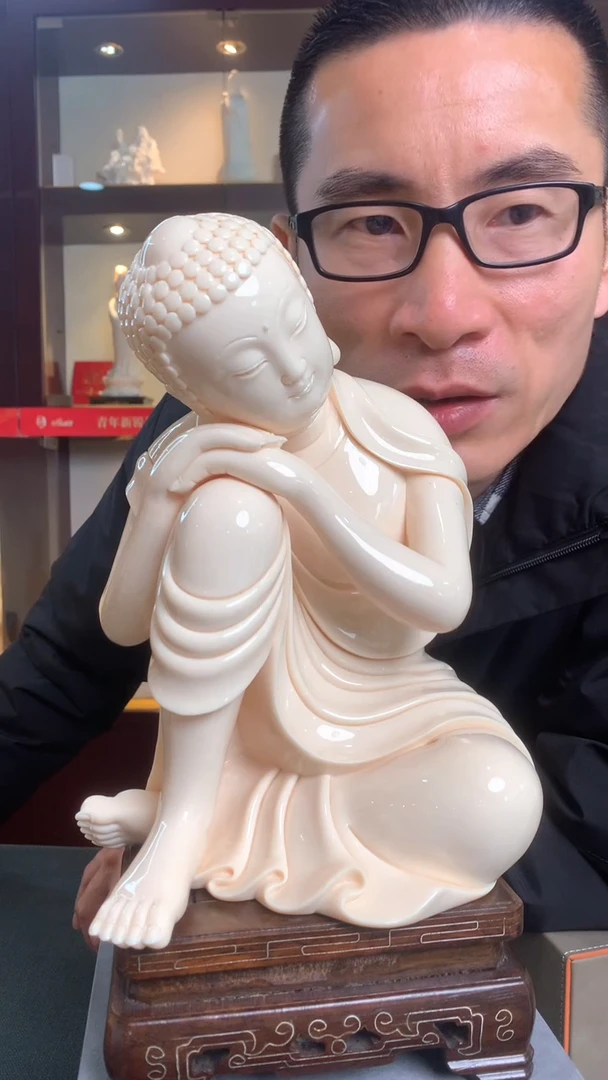 【闪购商品】摆件佛印  德化白瓷  摆件