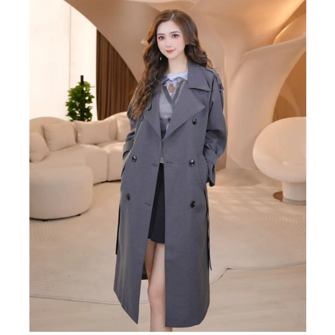 COCO BECCI【限定款】高级感韩式百搭温柔气质风衣外套CFXYC204007