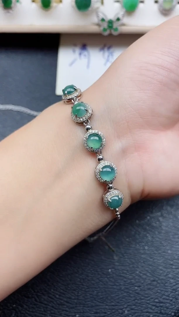 【闪购商品】翡翠戒指银S925镶嵌111111