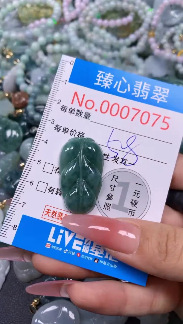 【闪购商品】翡翠颈饰未镶嵌含绳0007075