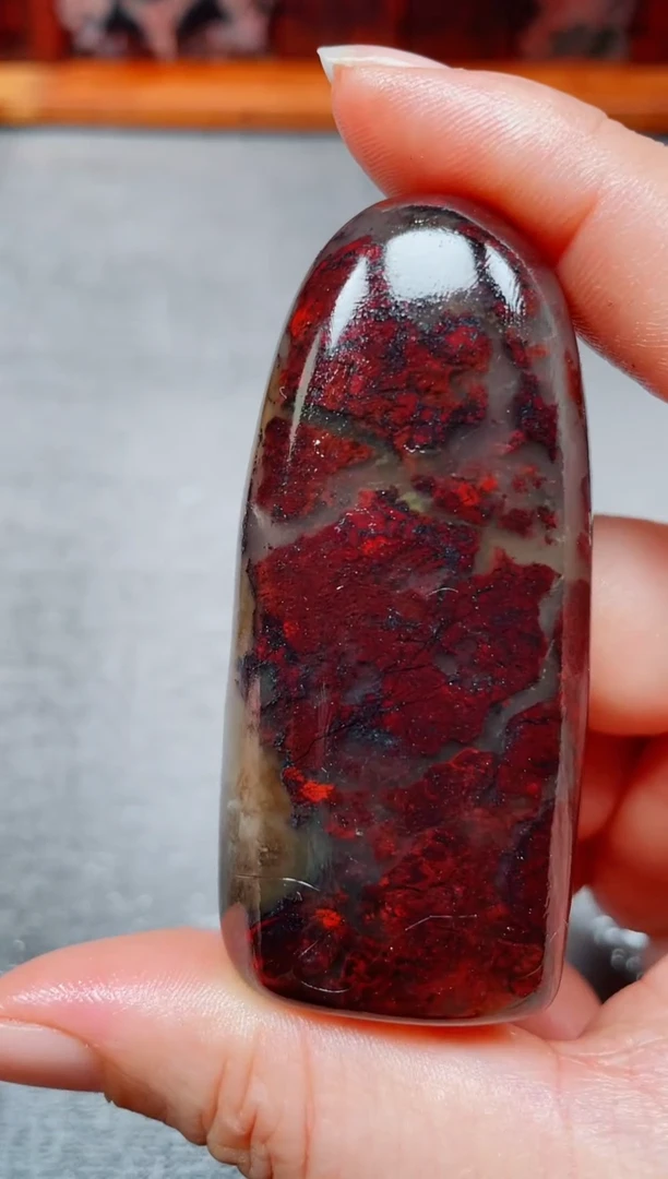 玉桂林鸡血玉素章--42