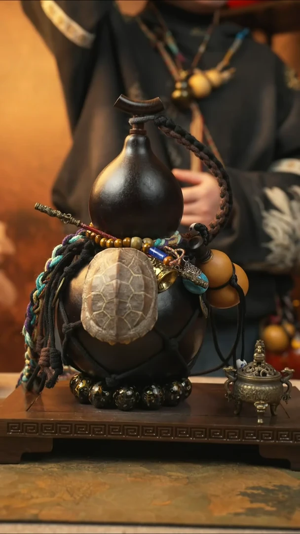 163大漆一物一拍记葫堂出品【不带手串】