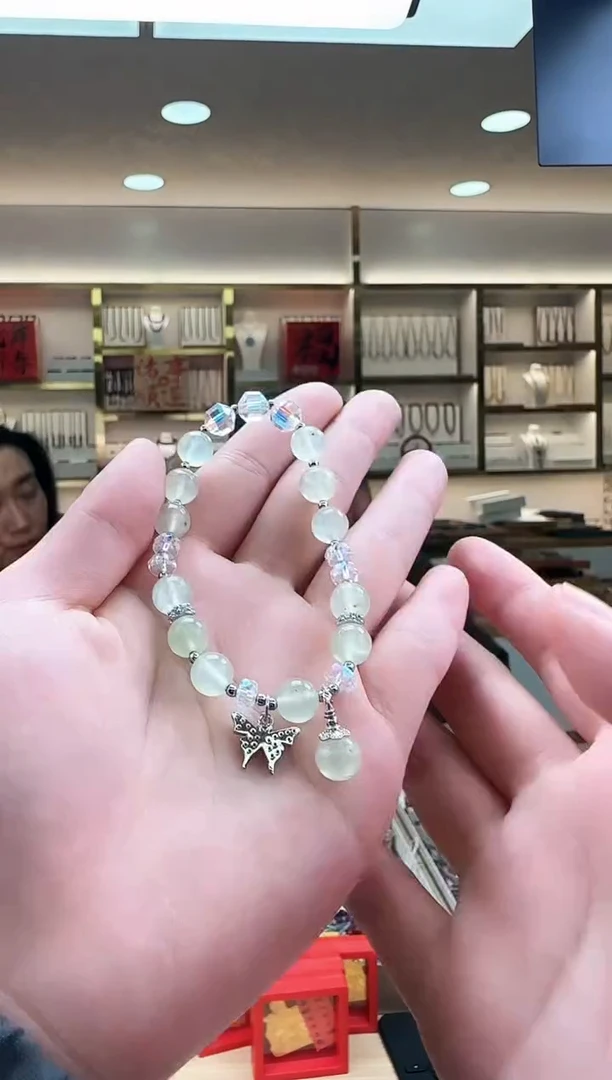 【闪购商品】葡萄石手串库存有限售完即止未镶嵌