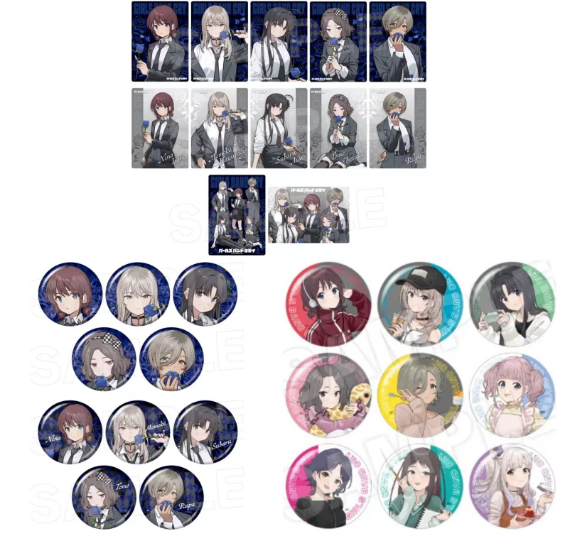 【代拆正版】VV哭泣少女乐队gbc CryRose 吧唧透卡