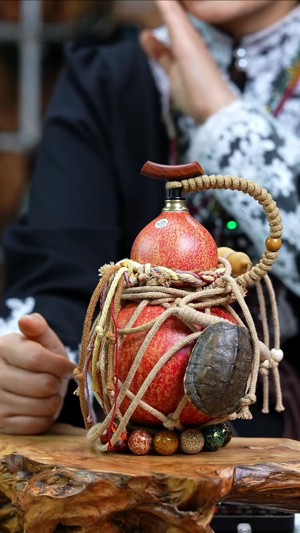 【闪购商品】458—光岳葫天然大漆酒葫芦不含漆珠