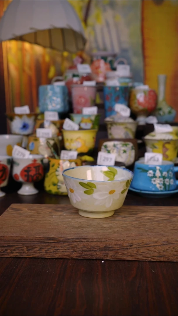 摆件泥垚手作 景德镇手工手绘器物 微瑕