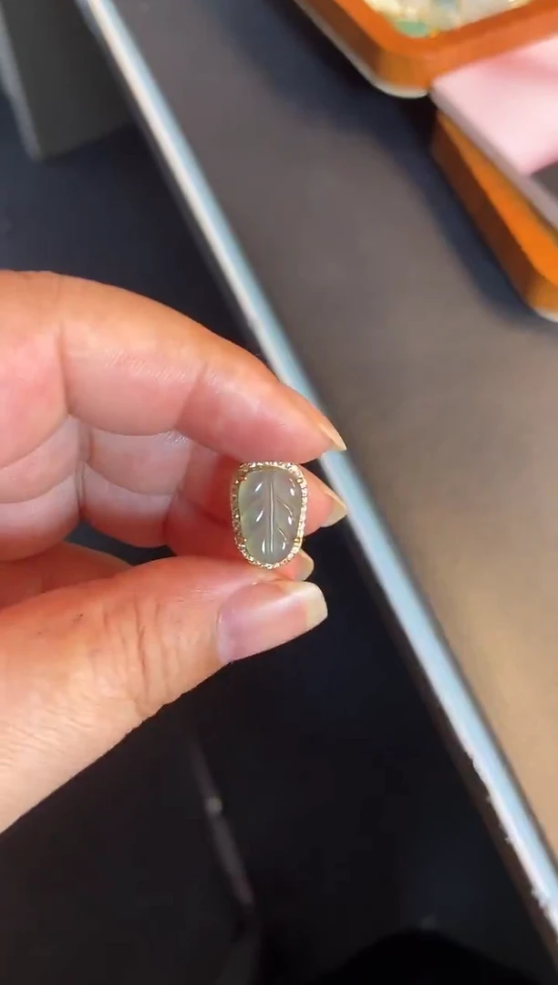 吊坠(不含链)银S925镶嵌翡翠1