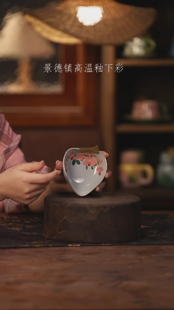 陶瓷景德镇高温釉下手绘陶瓷100