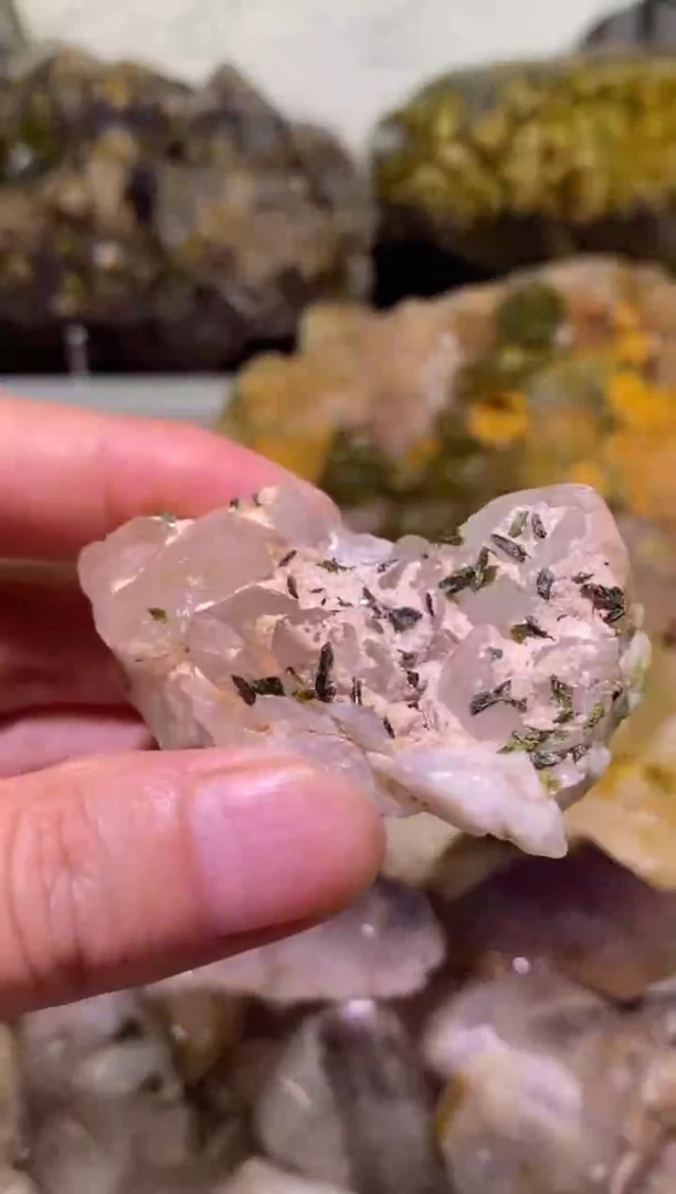 未镶嵌珠宝半成品水晶76号48g糖霜四川超七花园水晶