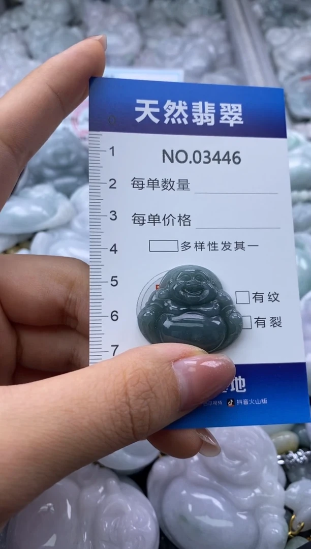 翡翠未镶嵌颈饰缅甸A货翡翠03446