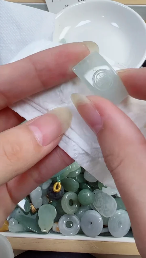 翡翠裸石319号链接，A货翡翠