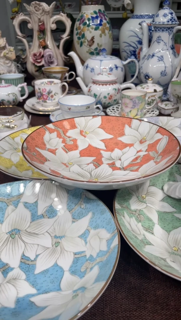 【闪购商品】和彩木莲5色盘21.5*5（福利价）