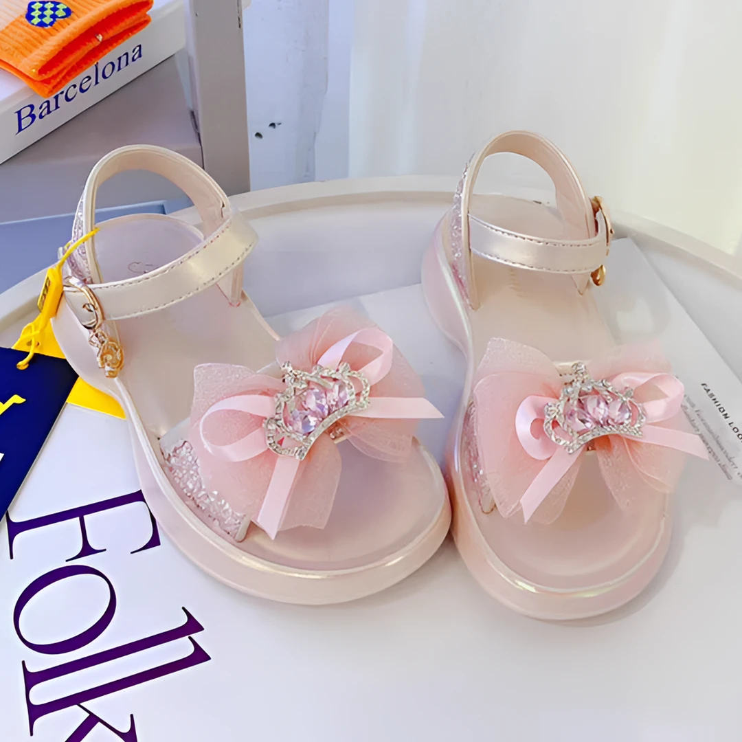 【公主凉鞋22-25码】82017女童凉鞋公主鞋儿童 夏季新款 软底