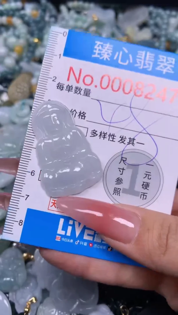 【闪购商品】翡翠颈饰未镶嵌含绳0008247