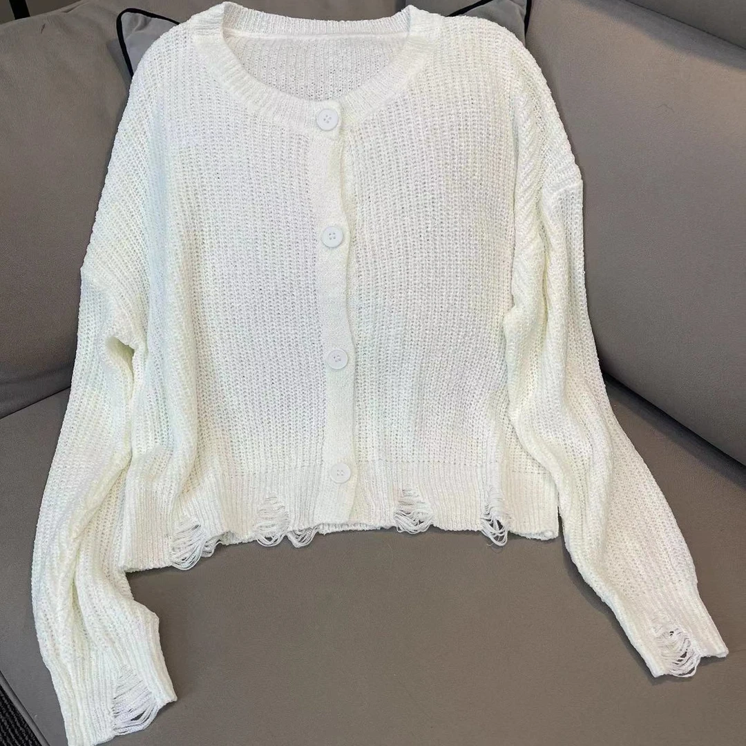 2025 新款设计百搭时尚针织开衫上衣 8803