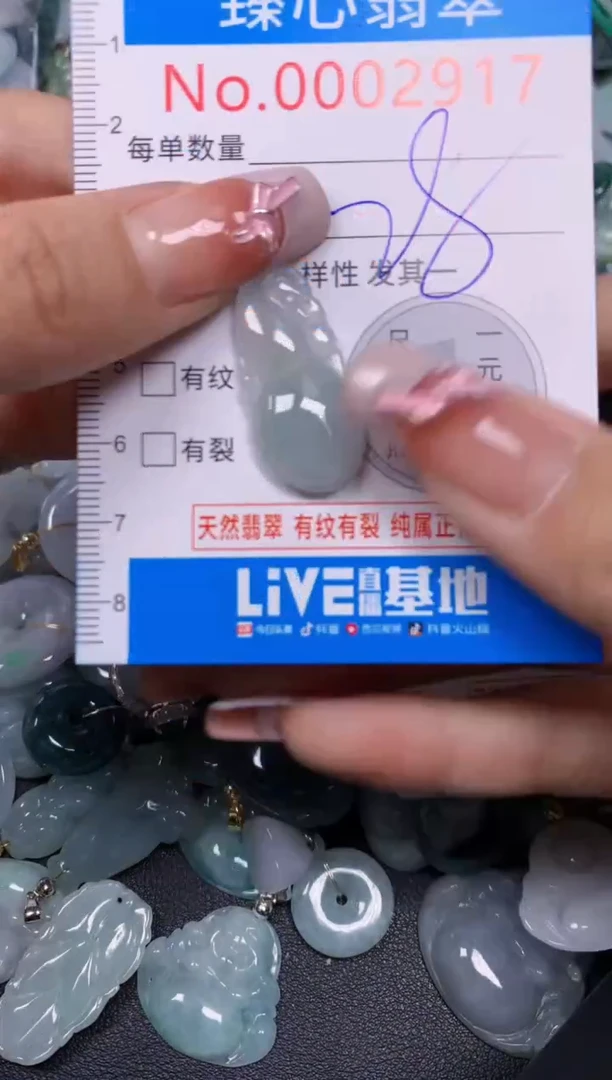 【闪购商品】翡翠颈饰未镶嵌含绳0002918